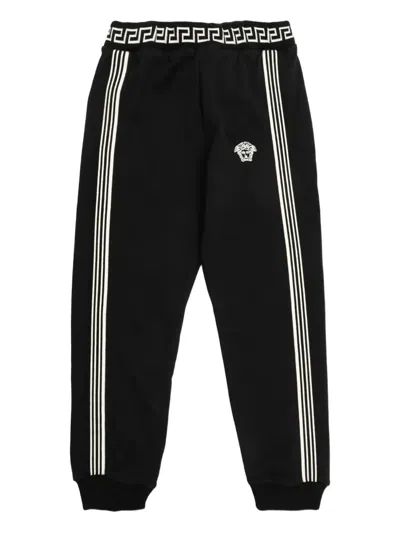 Versace Black Track Pants In Black
