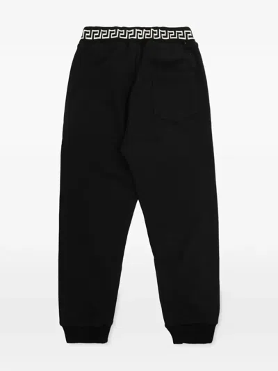 Versace Black Track Pants In Black