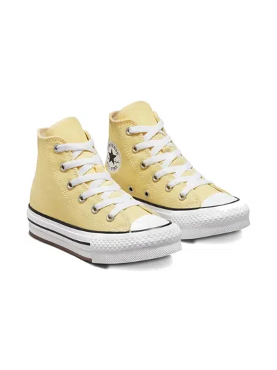 Converse Chuck Taylor All Star Eva Lift High-top Sneakers In Yellow