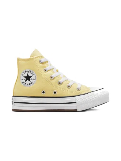 Converse Chuck Taylor All Star Eva Lift High-top Sneakers In Yellow