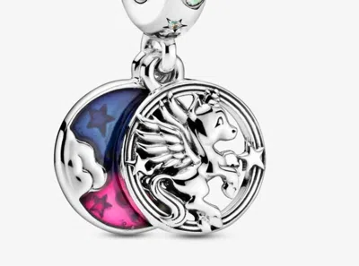 Pandora Women's Magical Unicorn Charm In Silver In Silver