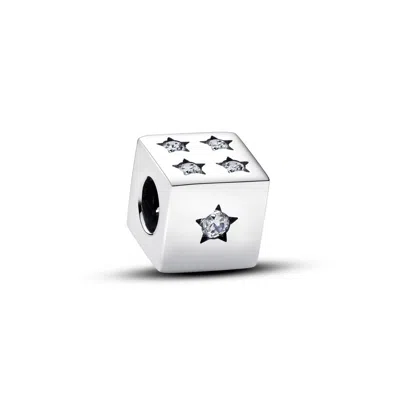 Pandora Good Luck Dice Charm In Silver In Silver