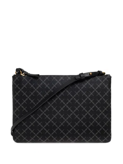 By Malene Birger Ivy Patterned Crossbody Bag In Black