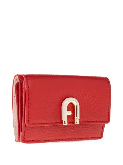 Furla Idea Small Wallet In Red