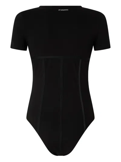 Pinko Short-sleeve Body In Black