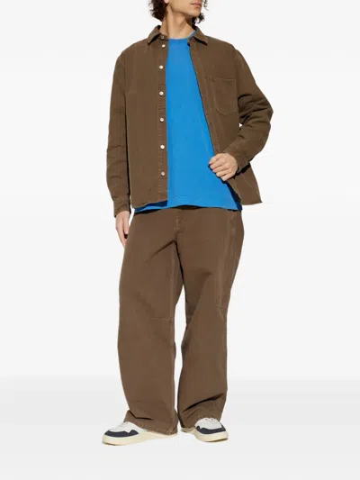 Samsoe & Samsoe Logo-print T-shirt In Blue