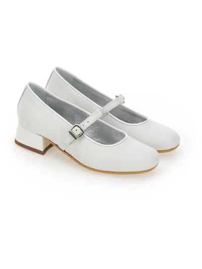 Monnalisa Ballerina With Buckle In White