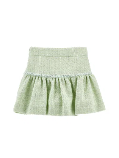 Monnalisa Bon Ton Skirt In Green