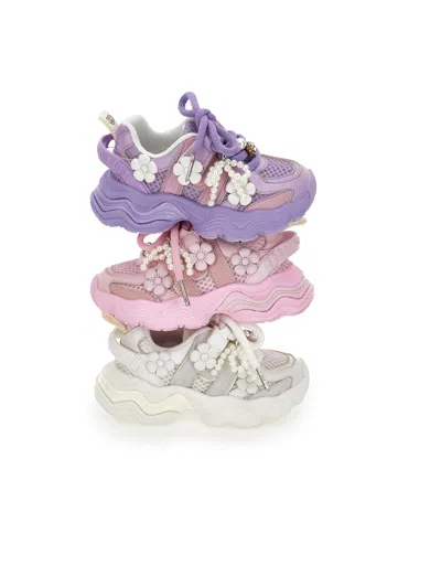 Monnalisa Chunky Sneakers In Pink