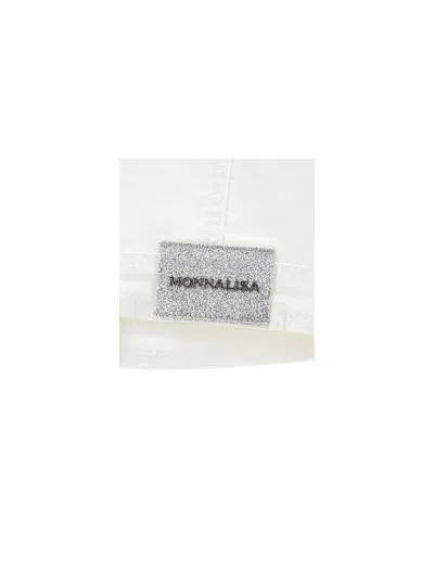 Monnalisa Coat  Kids Color Yellow Cream In White