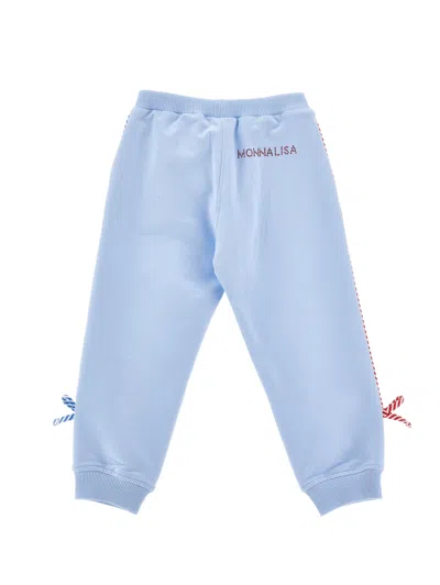 Monnalisa Tracksuit Trousers With Bows In Blue