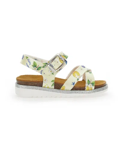 Monnalisa Lemon Sandals In White