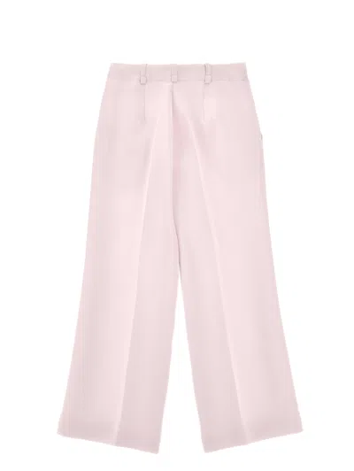 Monnalisa Pleated Trousers In Pink