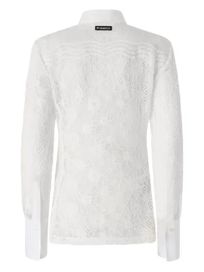 Pinko Lace Shirt In White