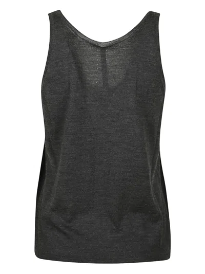 Petar Petrov V-neck Top In Gray