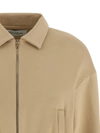 Max Mara 'argenta' Sweatshirt In Neutral