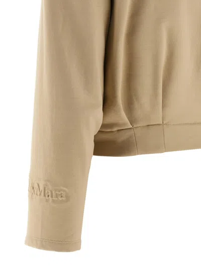 Max Mara 'argenta' Sweatshirt In Neutral