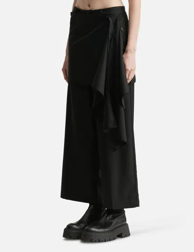Deinet Wrap Pants Black In Black