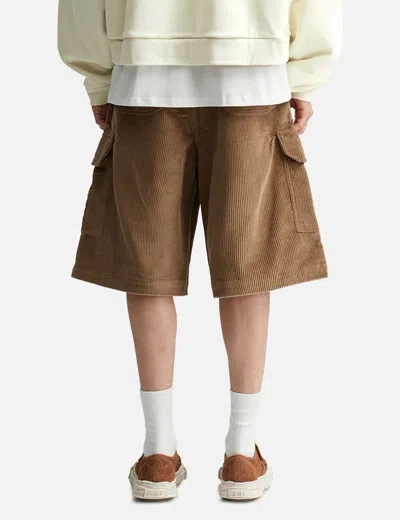 Warm Winter Days Corduroy Shorts In Brown