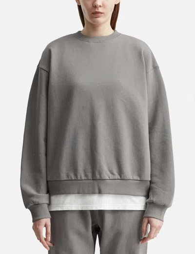 Warm Winter Days Crewneck In Gray