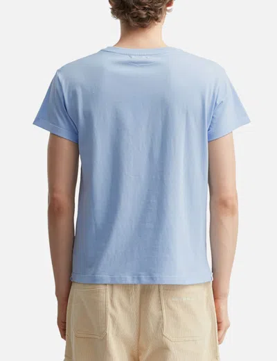 Warm Winter Days Greetings T-shirt In Blue