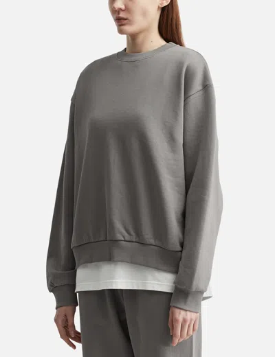 Warm Winter Days Crewneck In Gray