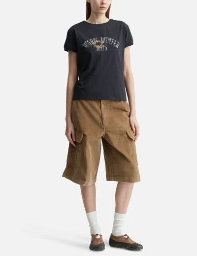 Warm Winter Days Corduroy Shorts In Brown