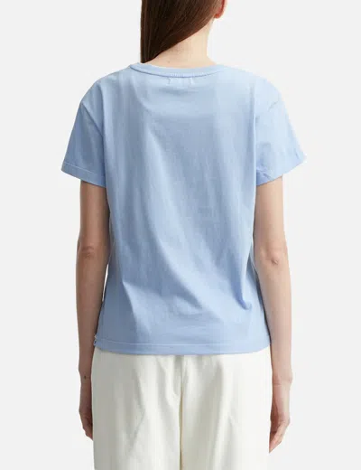 Warm Winter Days Greetings T-shirt In Blue