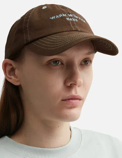 Warm Winter Days Logo Cap In Brown