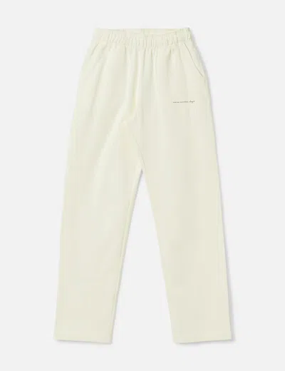Warm Winter Days Straight Leg Sweatpants In White