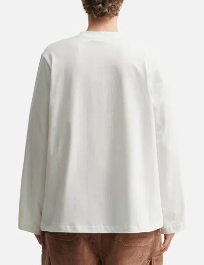 Warm Winter Days Long Sleeve T-shirt In White