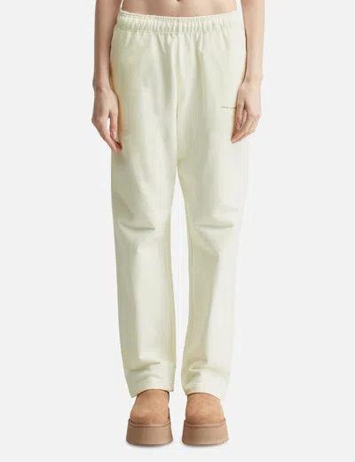 Warm Winter Days Straight Leg Sweatpants In White