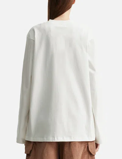 Warm Winter Days Long Sleeve T-shirt In White