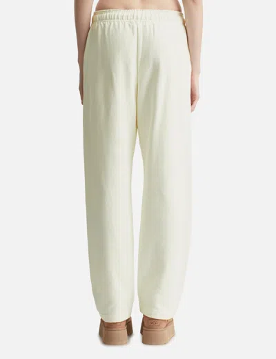 Warm Winter Days Straight Leg Sweatpants In White