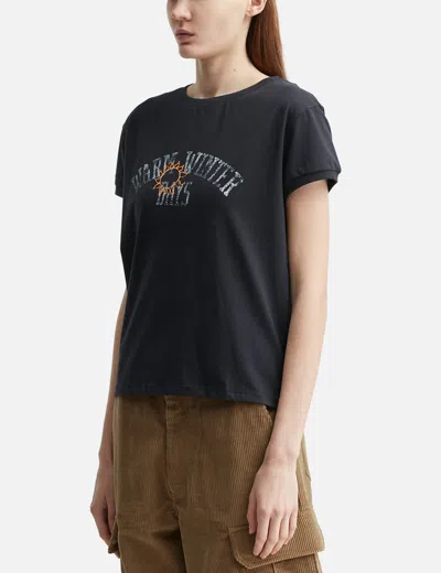 Warm Winter Days College T-shirt In Blue