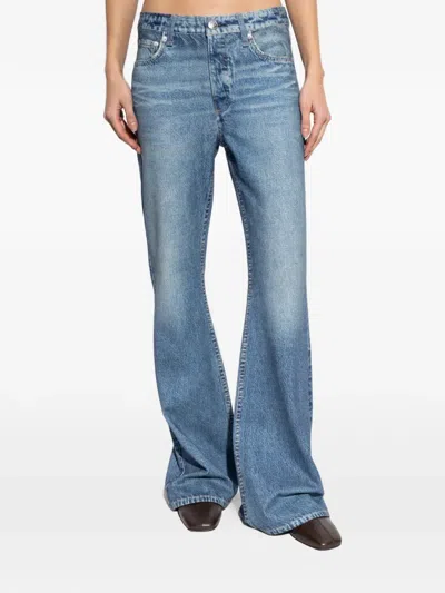 Rag & Bone Miramar Flared Jeans In Blue