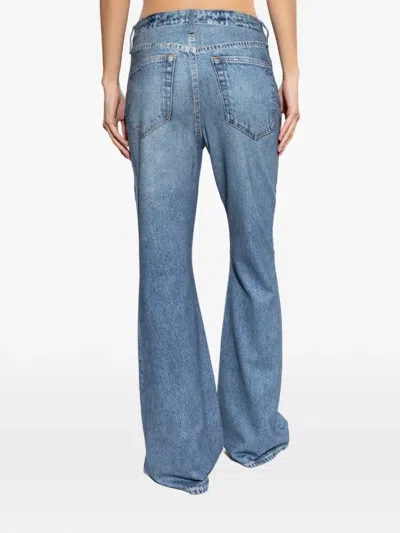 Rag & Bone Miramar Flared Jeans In Blue