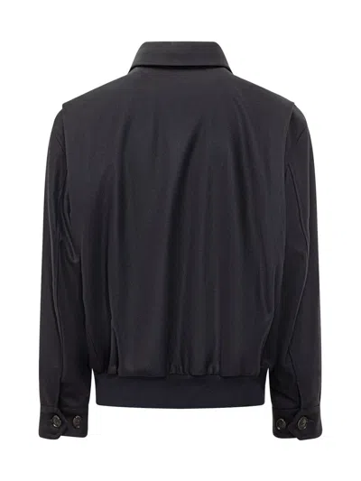 Baracuta Blue Harrington Jacket In Blue