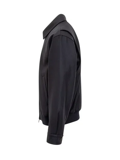 Baracuta Blue Harrington Jacket In Blue