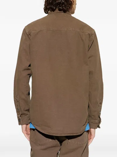 Samsoe & Samsoe Patch-pocket Shirt In Brown