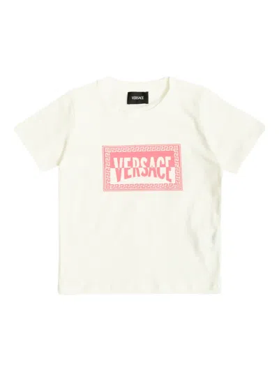 Versace Logo-detail T-shirt In White