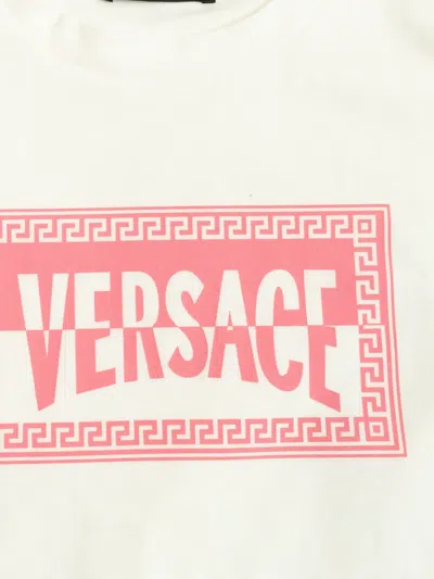Versace Logo-detail T-shirt In White