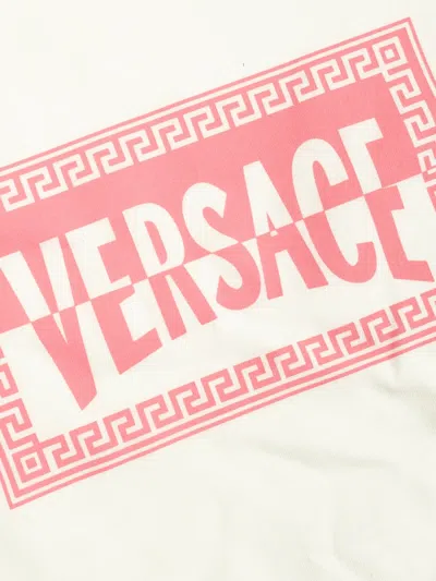 Versace Logo-detail T-shirt In White