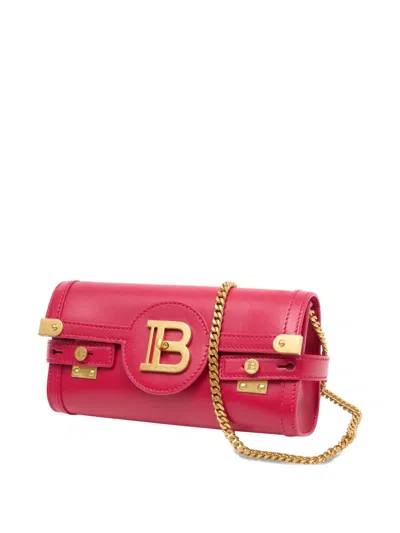 Balmain B Buzz 23 Chain Strap Clutch Bag In Pink