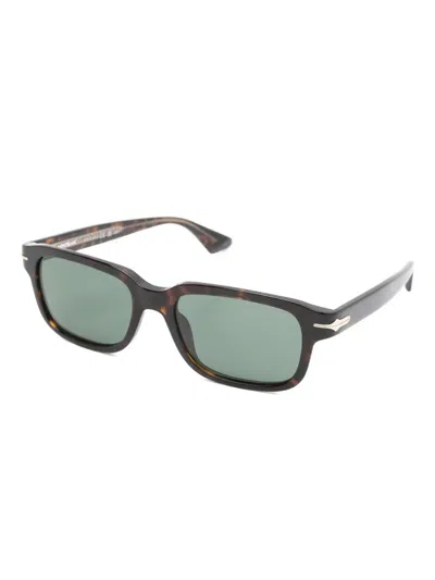 Montblanc Rectangle-frame Sunglasses In Brown