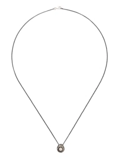 椭圆形吊饰项链