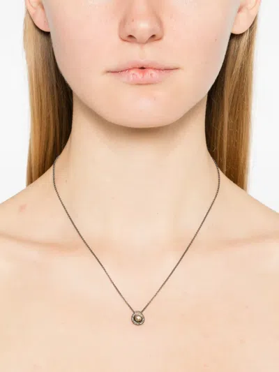 椭圆形吊饰项链