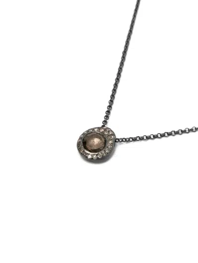 椭圆形吊饰项链