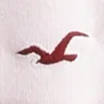 Hollister V-neck Hoodie In Pink