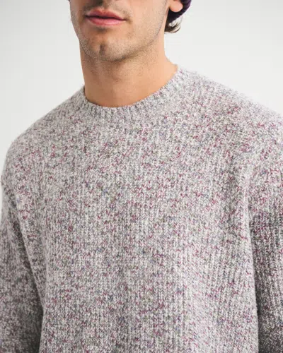 Abercrombie & Fitch A&f Essential Crew Sweater In Gray